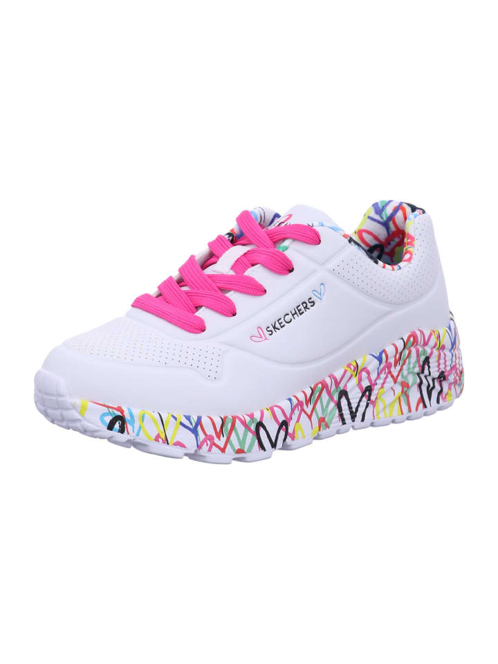 Skechers Mädchen Halbschuhe UNO LITE - LOVELY LUV in Weiß günstig kaufen