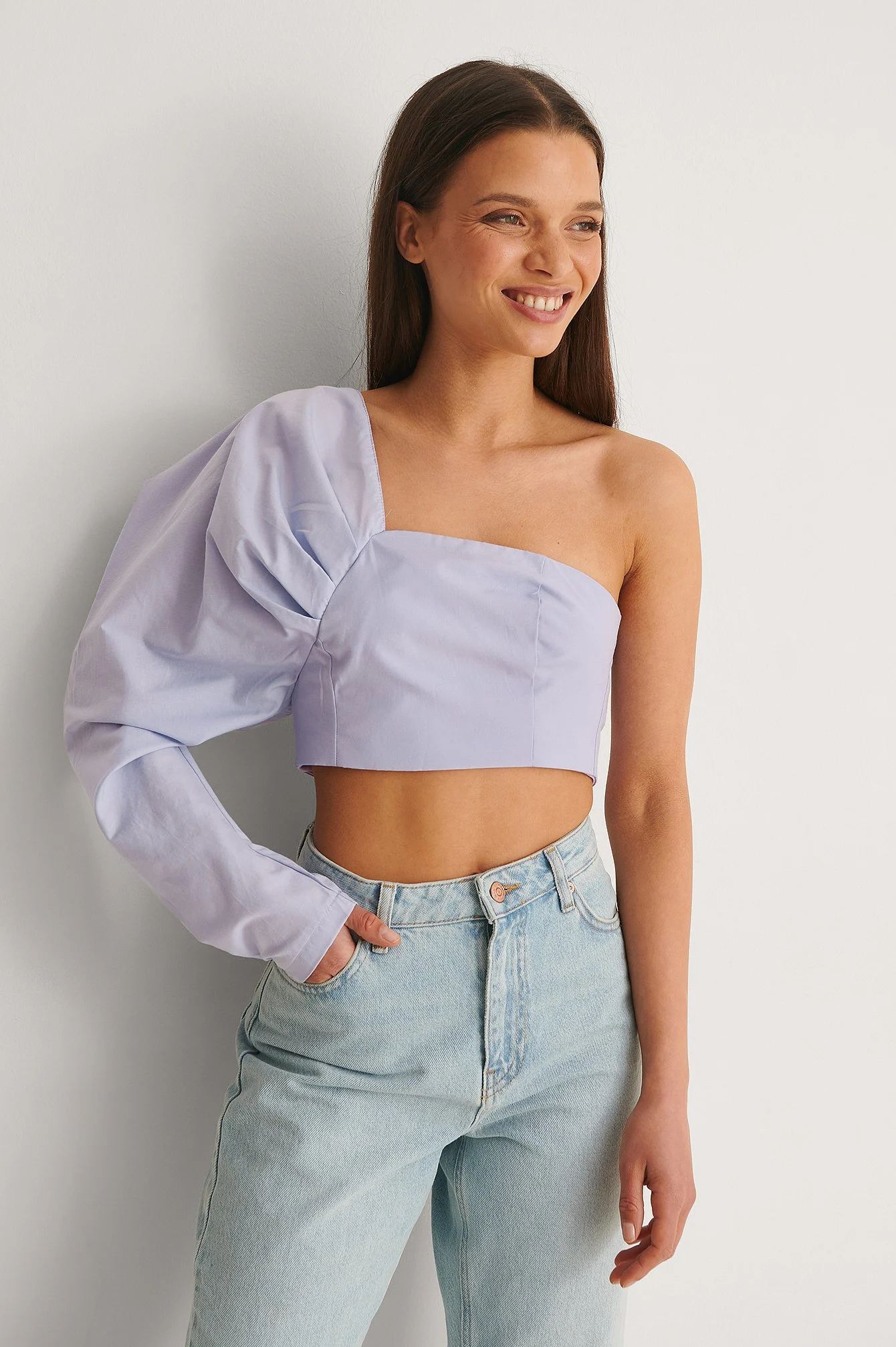 Einärmel-Crop-Top