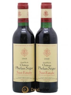 Château Phélan Ségur  1989 - Lot de 2 Demi-bouteilles