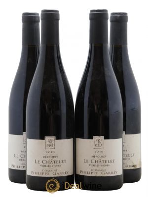 Mercurey Le Chatelet Vieilles Vignes Philippe Garrey 2019 - Lot de 4 Bouteilles