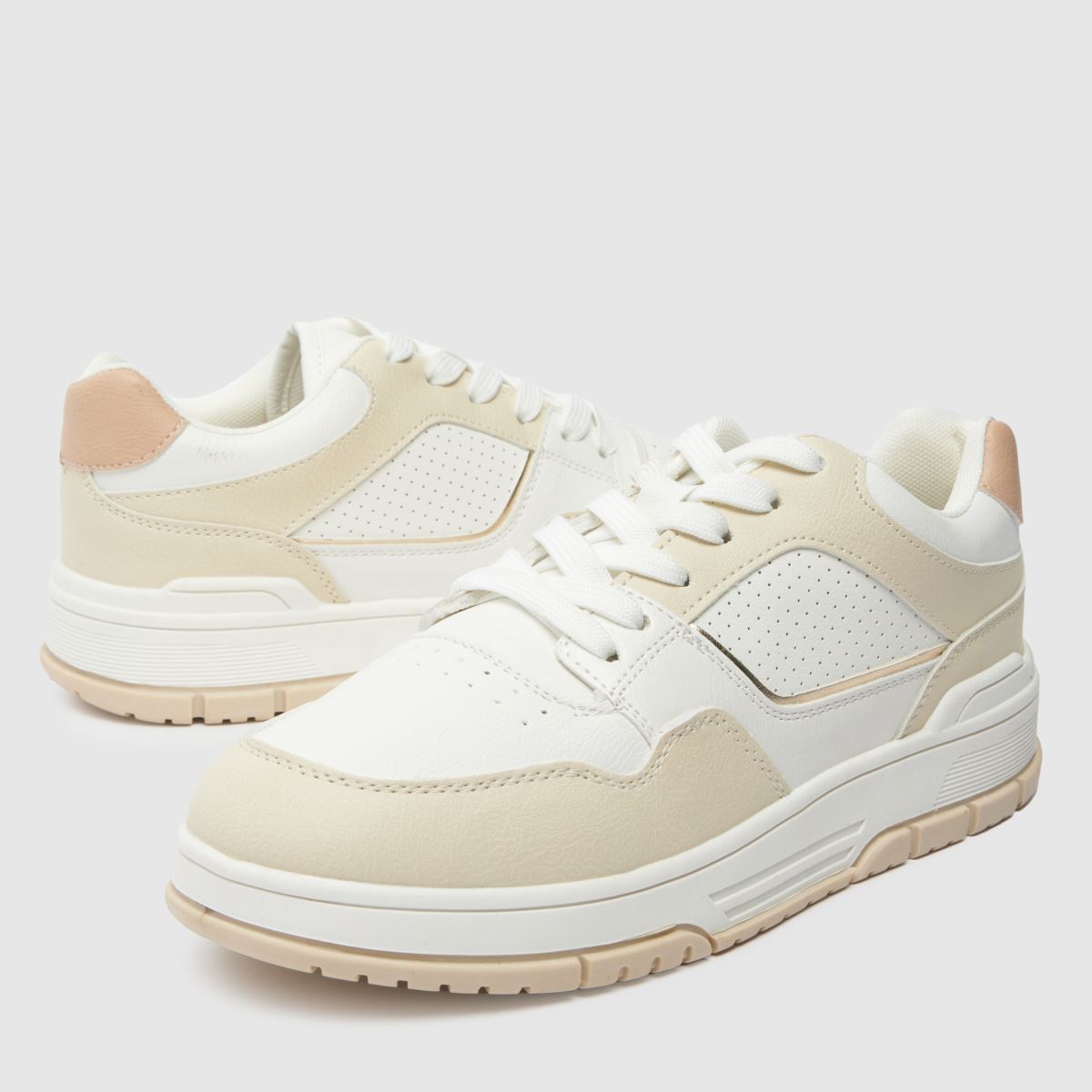 Shoe Monroe – Vita och beige träningsskor
