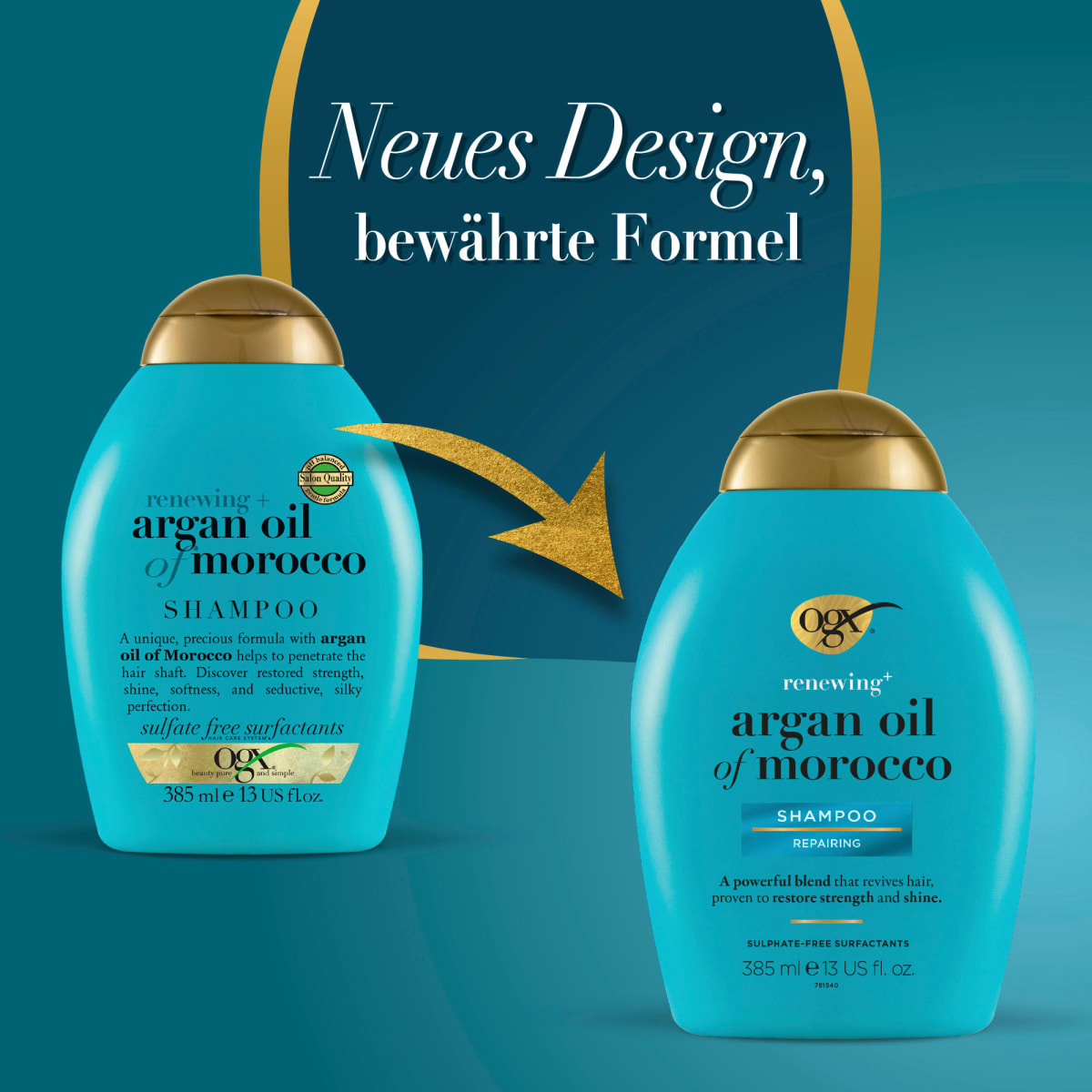 Shampoo Moroccan Argan Oil, 385 ml