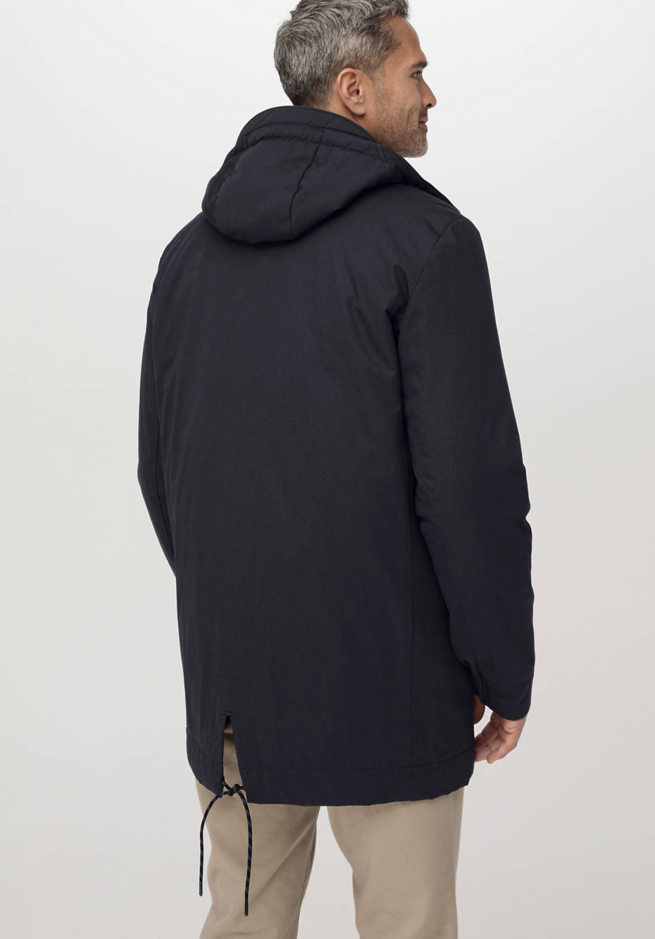 Nature Shell Parka mit Schurwoll-Hanf-Wattierung