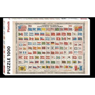 Puzzle - Nationalflaggen (1000 Teile)