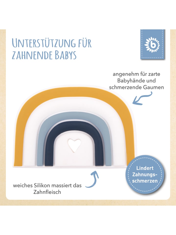 Bieco Spielwaren Beißring Silikon Tor - ab Geburt in Mehrfarbig günstig kaufen onesize