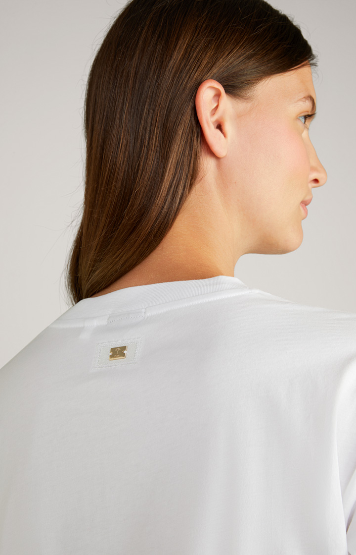 Baumwoll-T-Shirt in Weiß