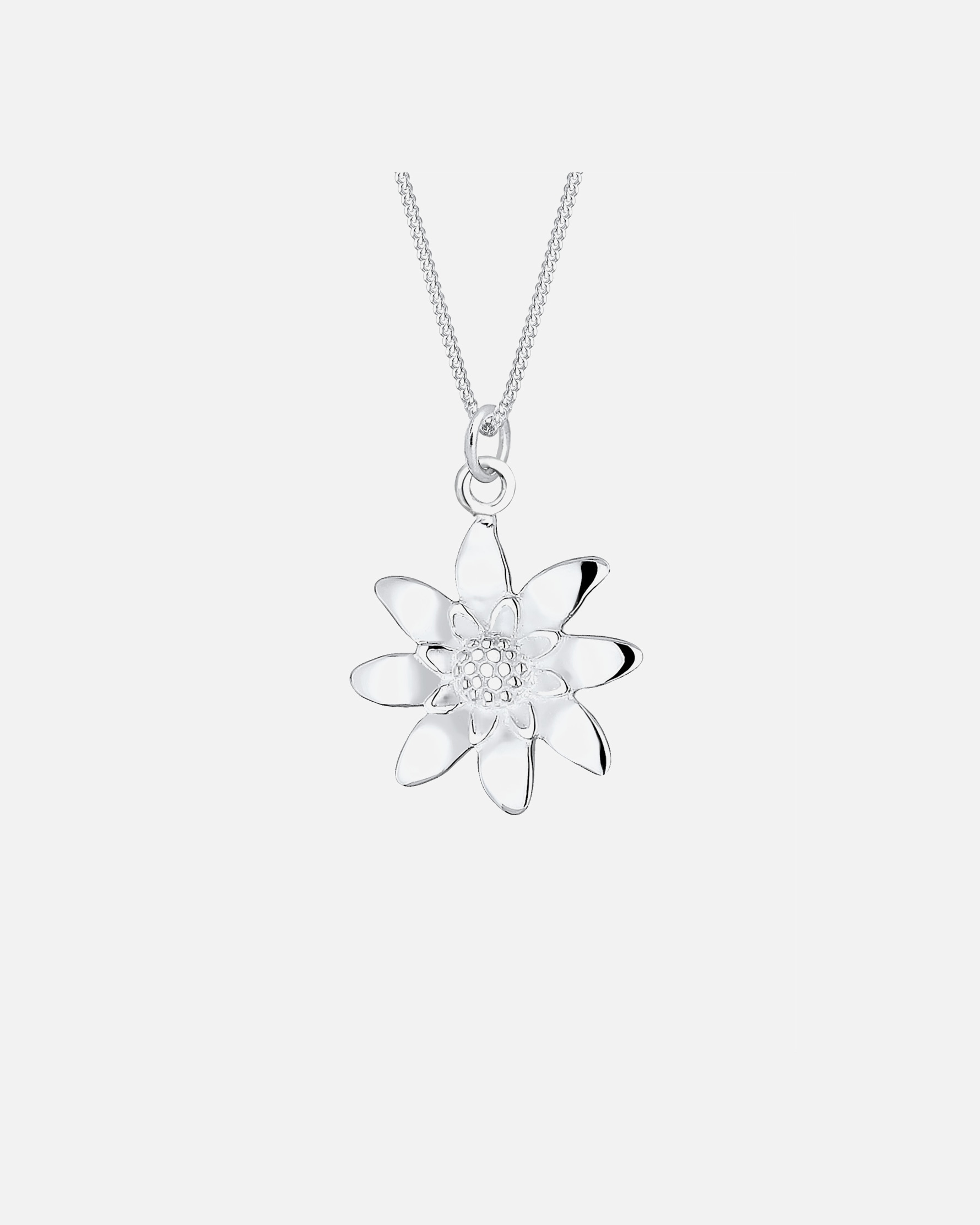 Completo semplice con ciondolo Edelweiss da donna Elli in argento sterling 925