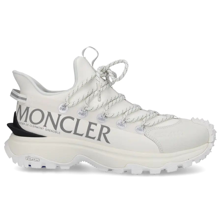 Moncler - Sneaker low TRAILGRIP LITE2 Materialmix - weiß