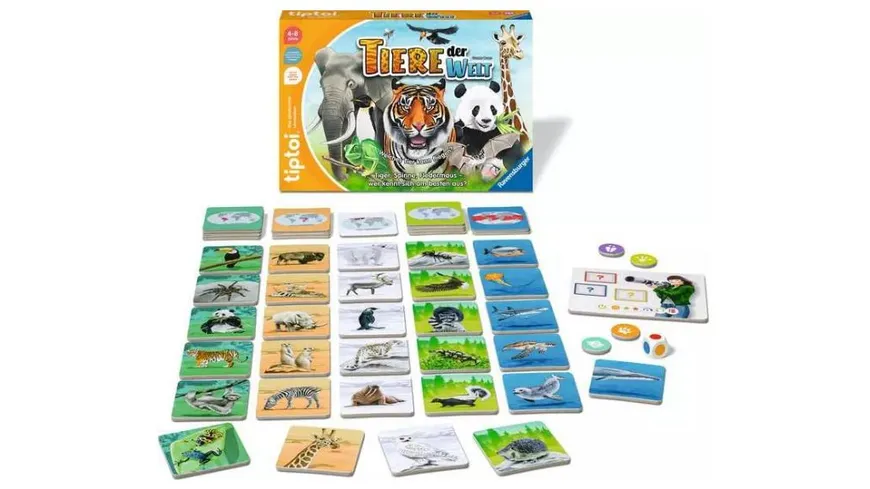 Ravensburger tiptoi - Spiel - Tiere der Welt