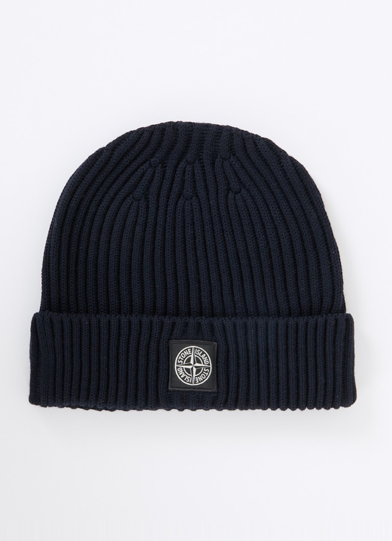 Bonnet Moncler en laine côtelée