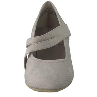 Jana Spangenpumps in grau