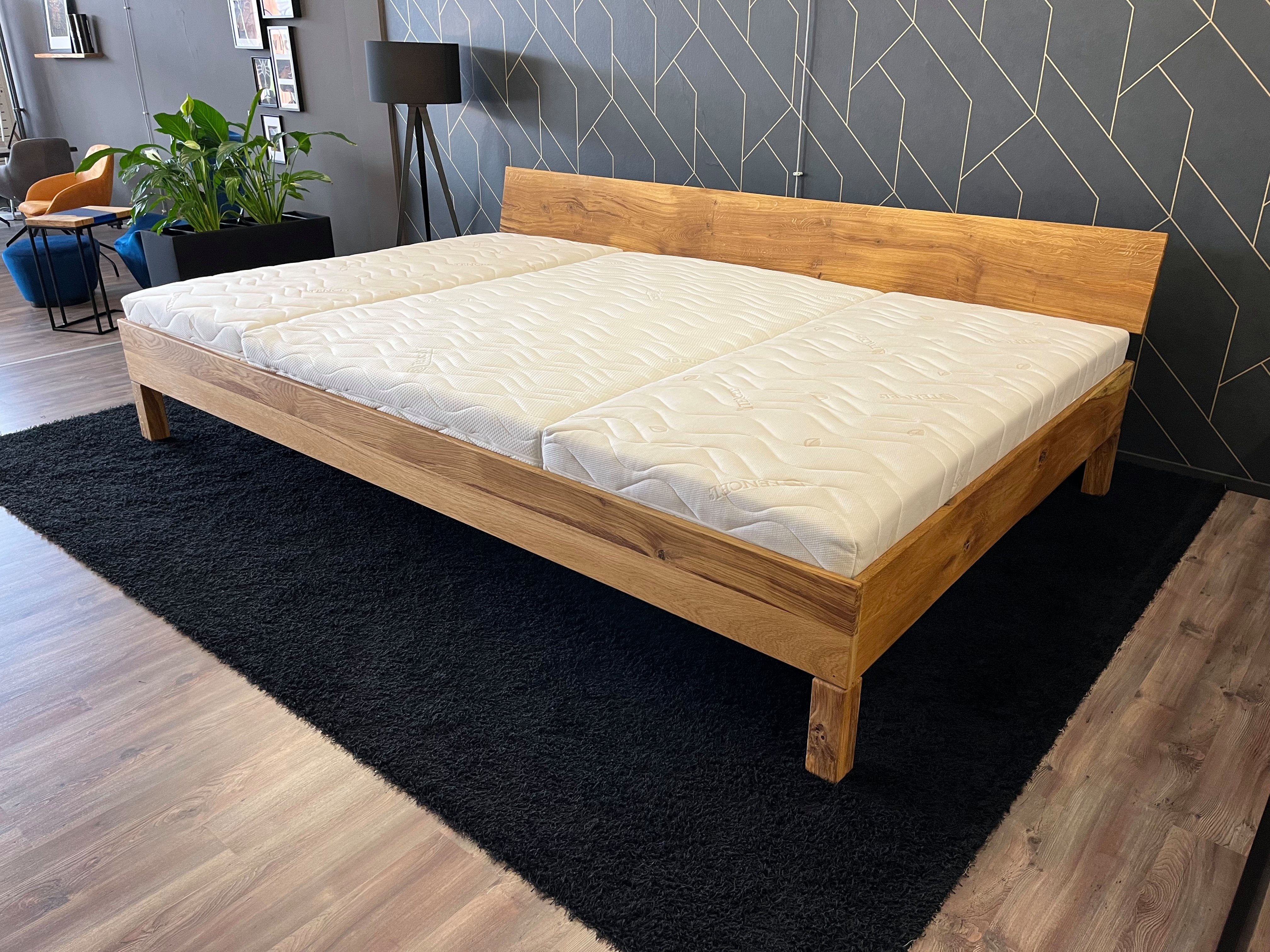 Gowld Massivholzbett Family (Eiche massiv, geschliffen und geölt, Familienbett Co-Sleeping), bis 400x220cm