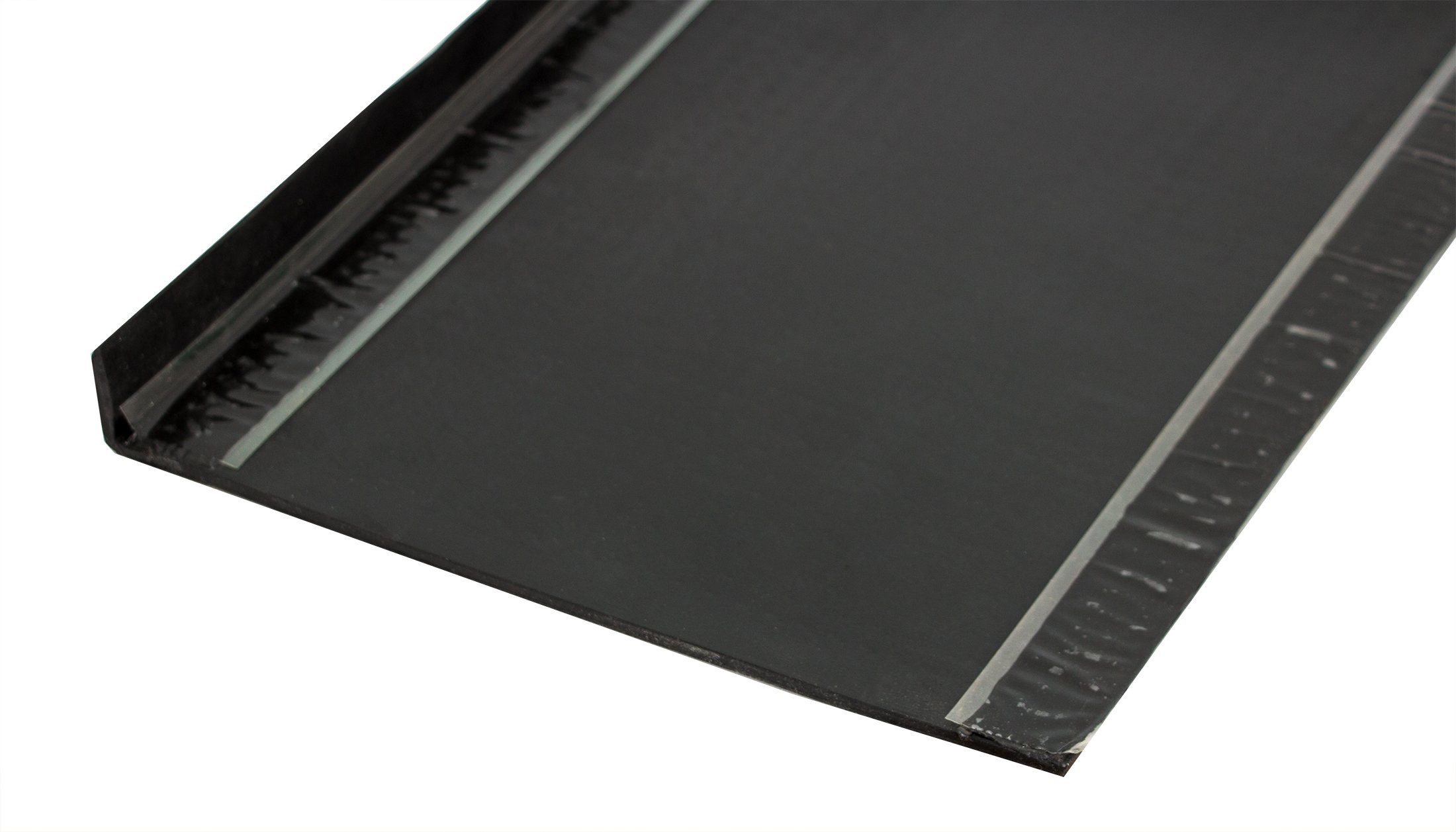 Stufenmatte 25x75cm Gummimatte Rutschschutz Stufen außen Winkelkante selbstklebend, BigDean, Höhe: 3 mm