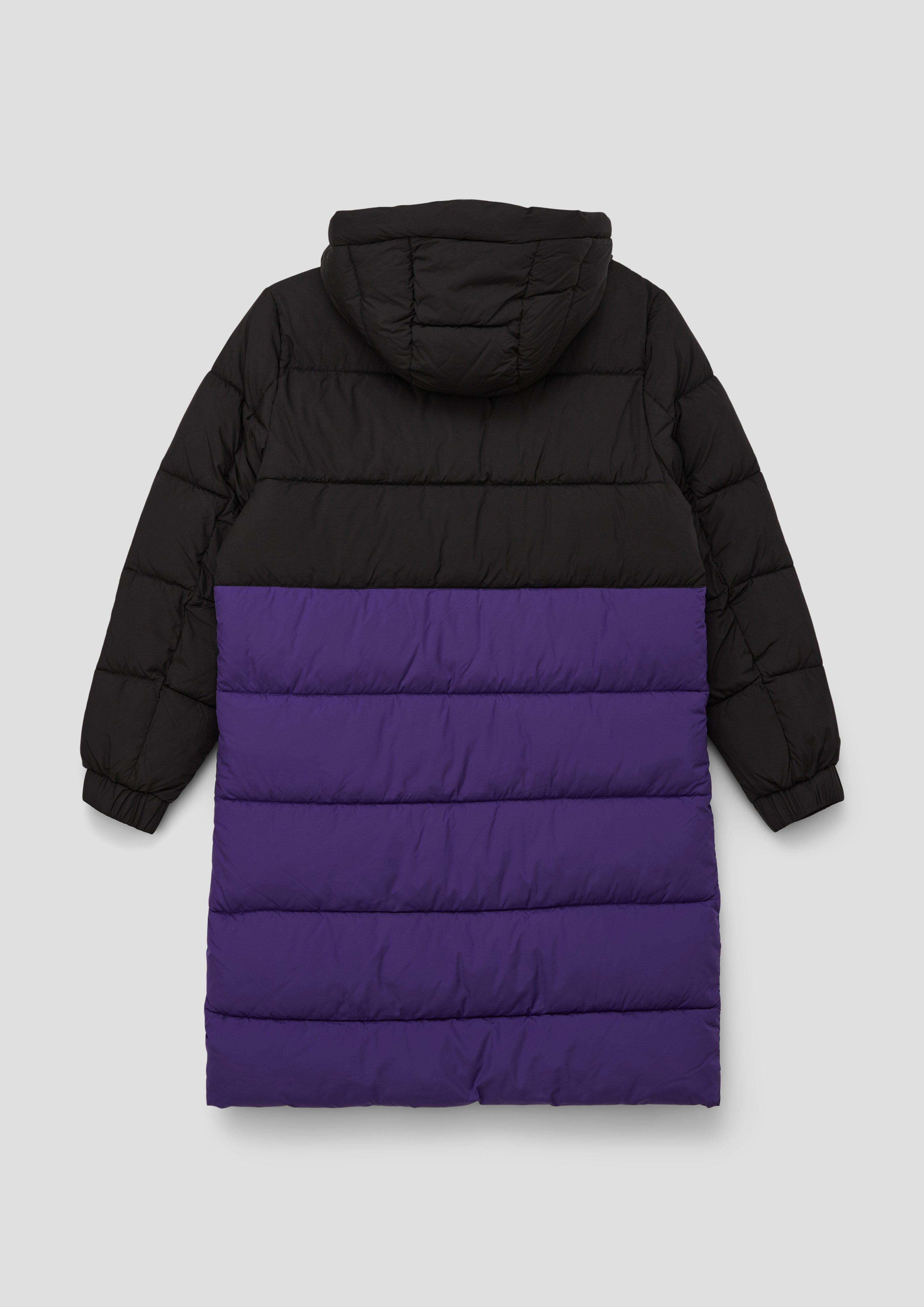 Steppmantel mit Colour-Blocking  2131932-9999