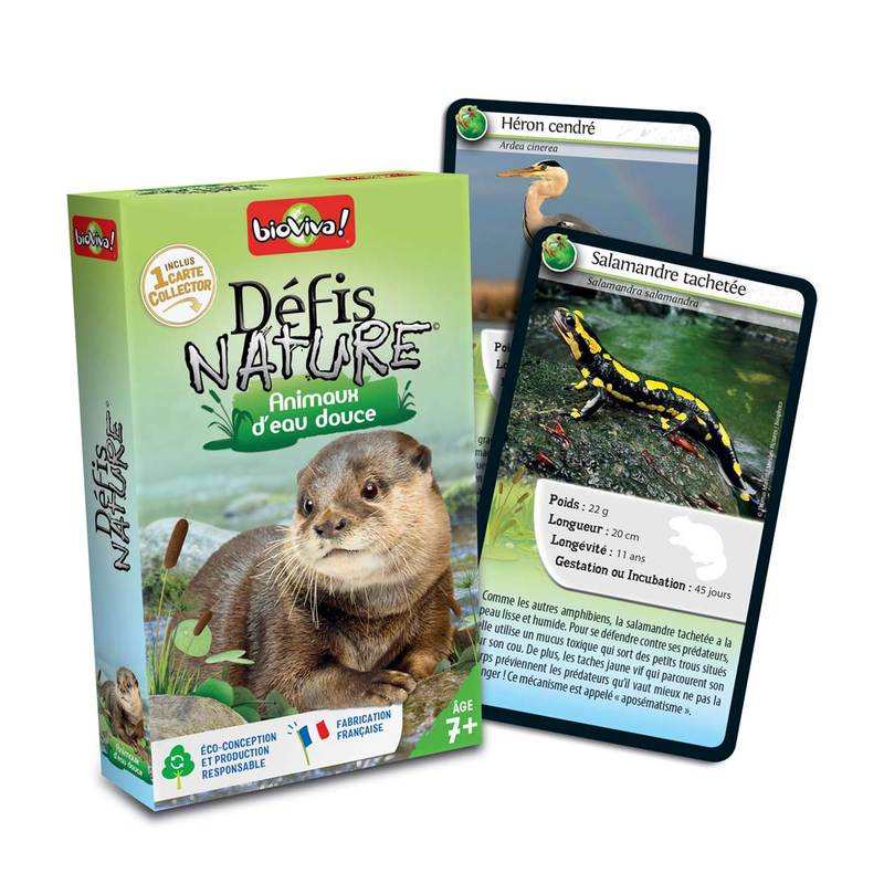 Défis nature - Animaux d'eaux douces Bioviva