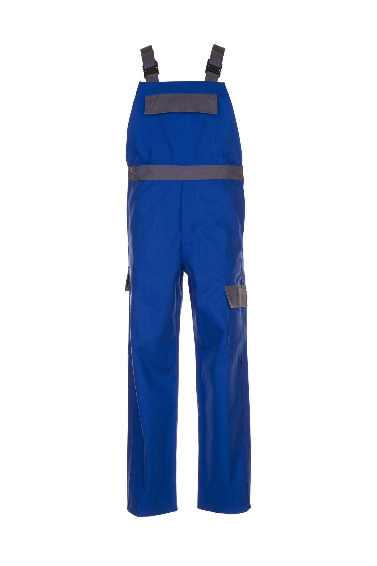 Planam Arbeitslatzhose Latzhose Major Protect kornblumenblau/grau Gr. 50 (1-tlg)