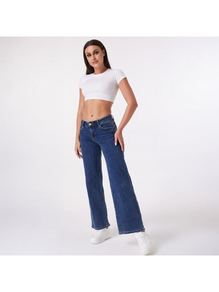 Ital-Design Jeans in Blau günstig kaufen