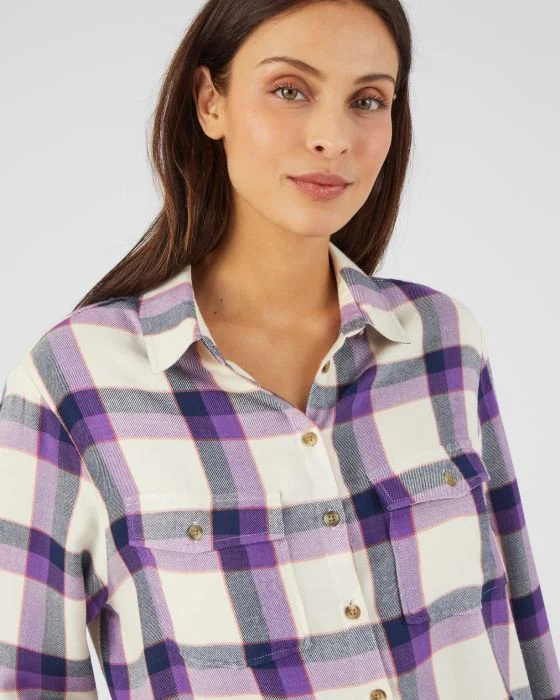 Chemise tunique à carreaux