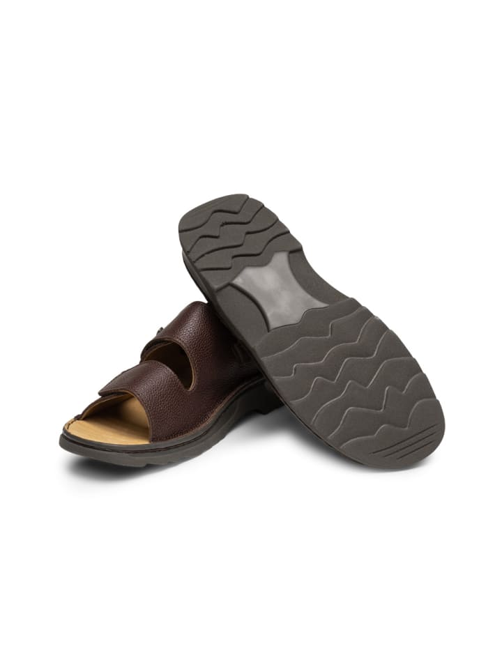 VITAFORM Softnappaleder Sandalen in braun günstig kaufen 45