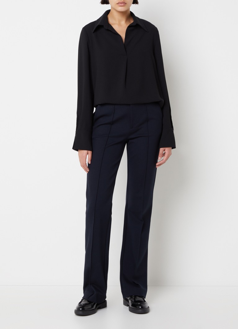 Tunica Claudie Pierlot Blues con scollo a V