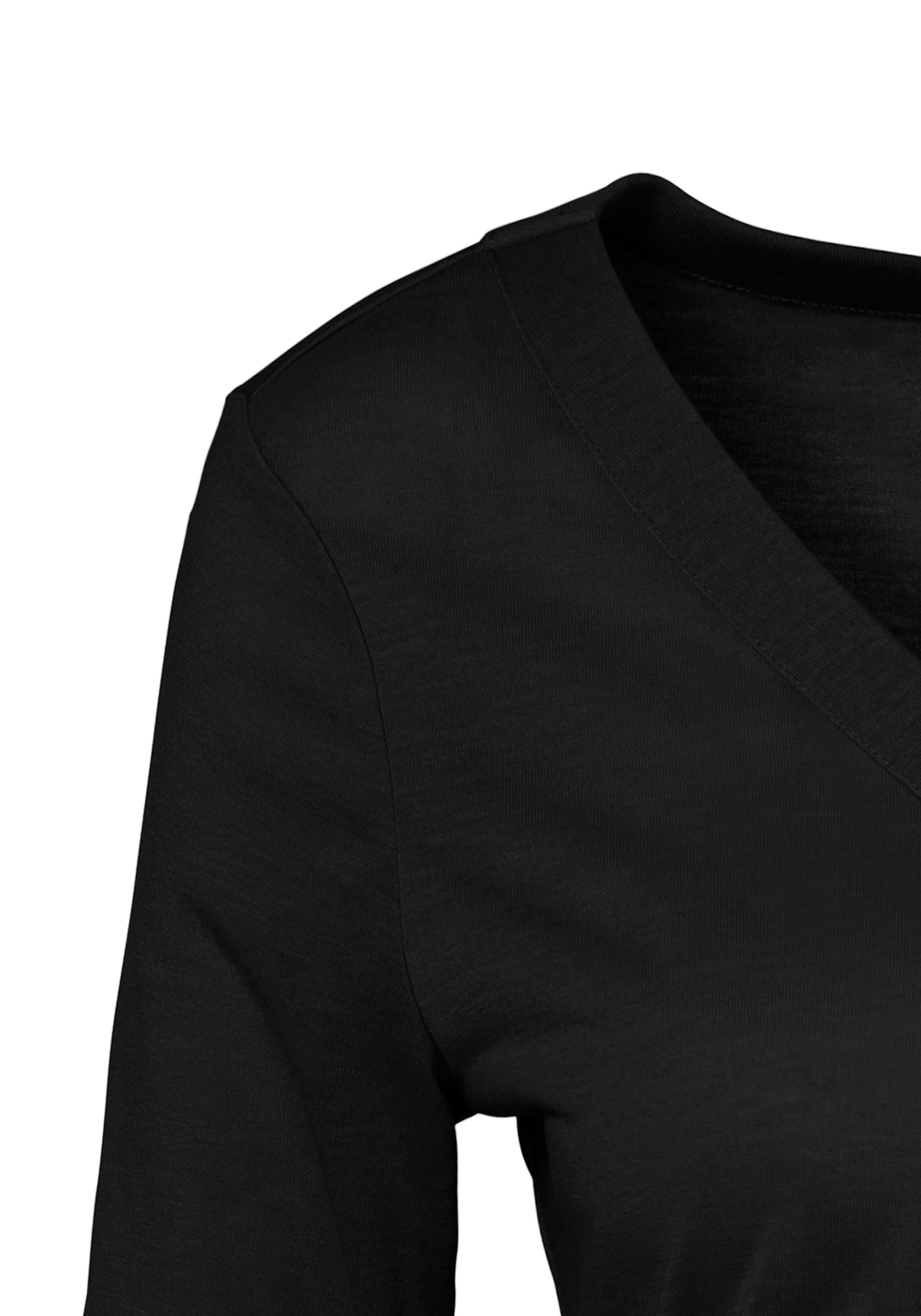 LASCANA 3/4-Arm-Shirt mit modischen Ärmeldetails