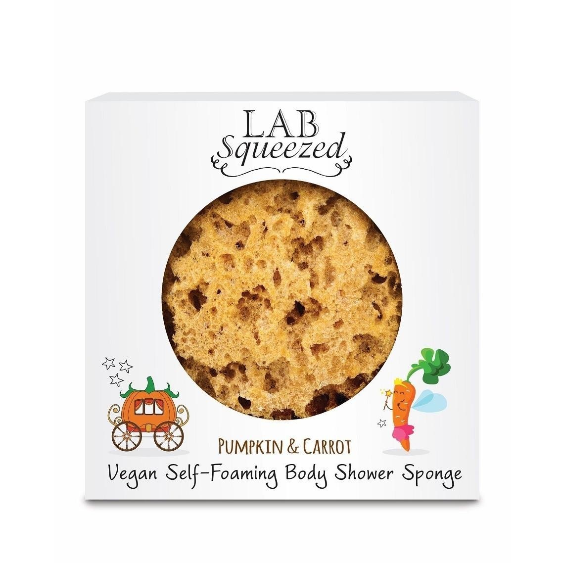 Pumpkin & Carrot Vegan Self-Foaming Body Shower Sponge