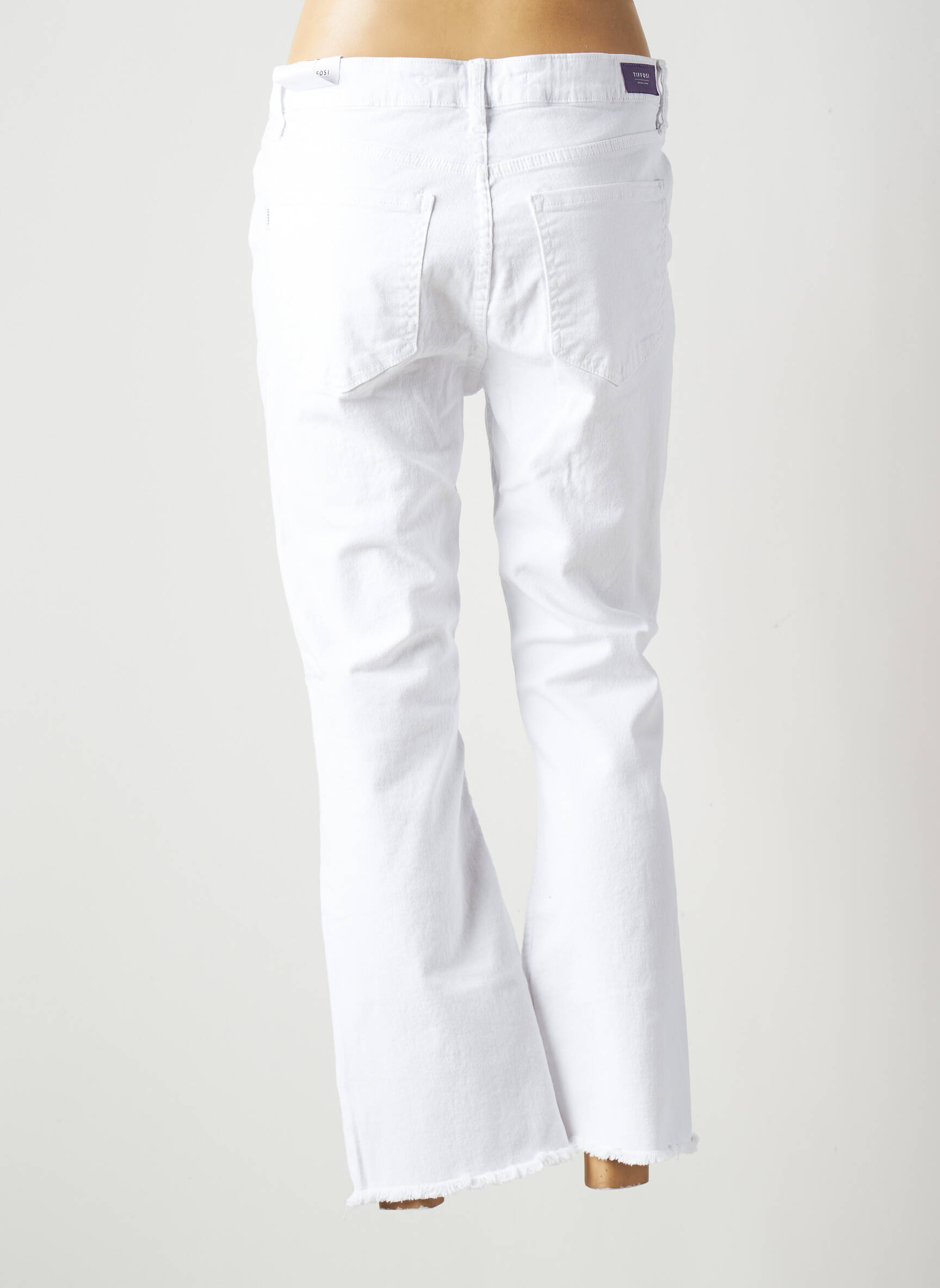 Tiffosi Jean Flare Femme couleur blanc