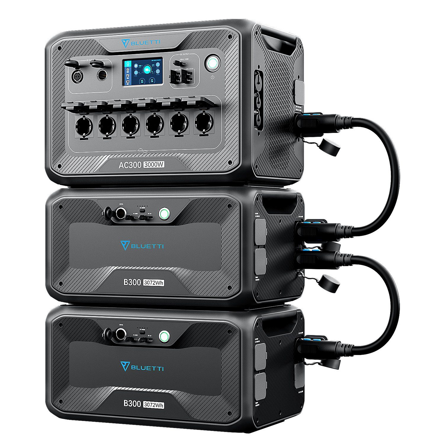 BLUETTI Stromerzeuger AC300 mit 2 B300, (1-tlg)