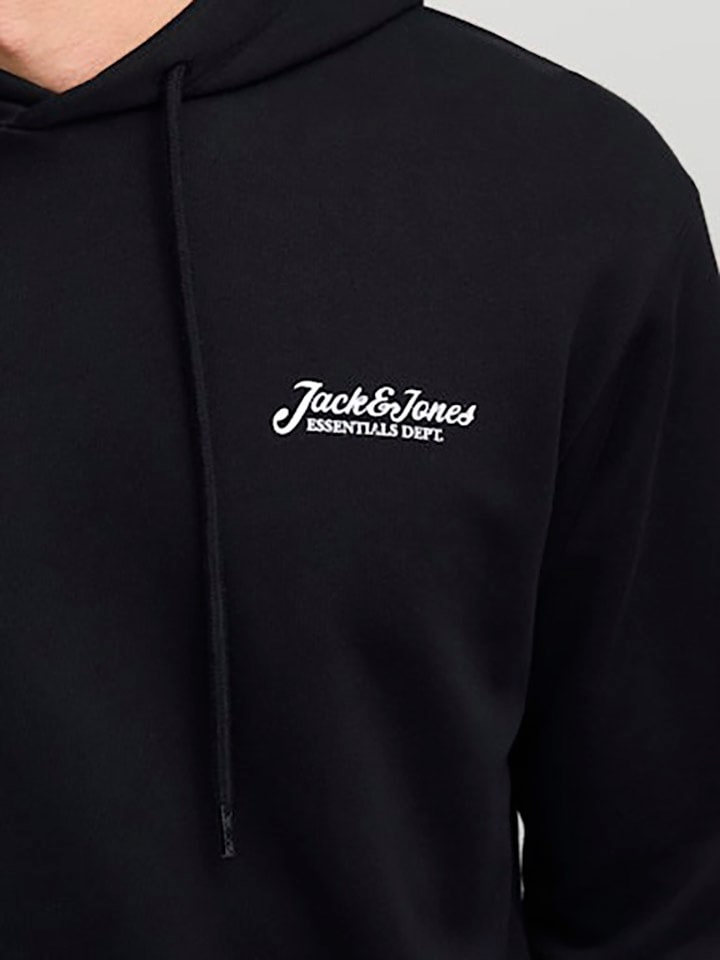Jack & Jones Hoodie in Schwarz günstig kaufen