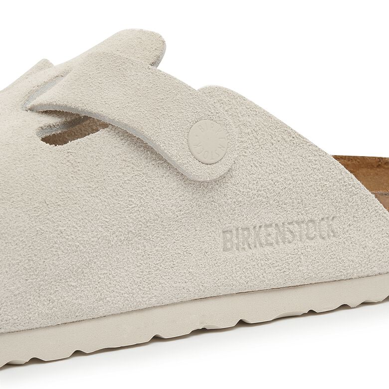 Birkenstock Wmns Boston VL (narrow) antique white