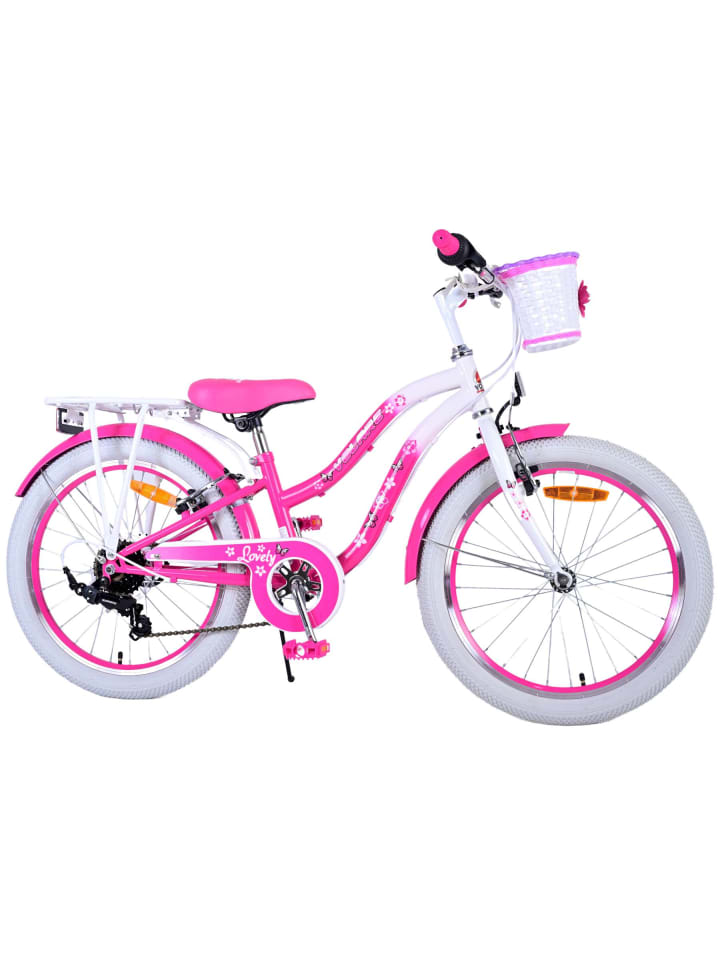 Volare Kinderfahrrad Lovely Fahrrad für Mädchen 20 Zoll Kinderrad in Rosa 6 Jahre günstig kaufen onesize