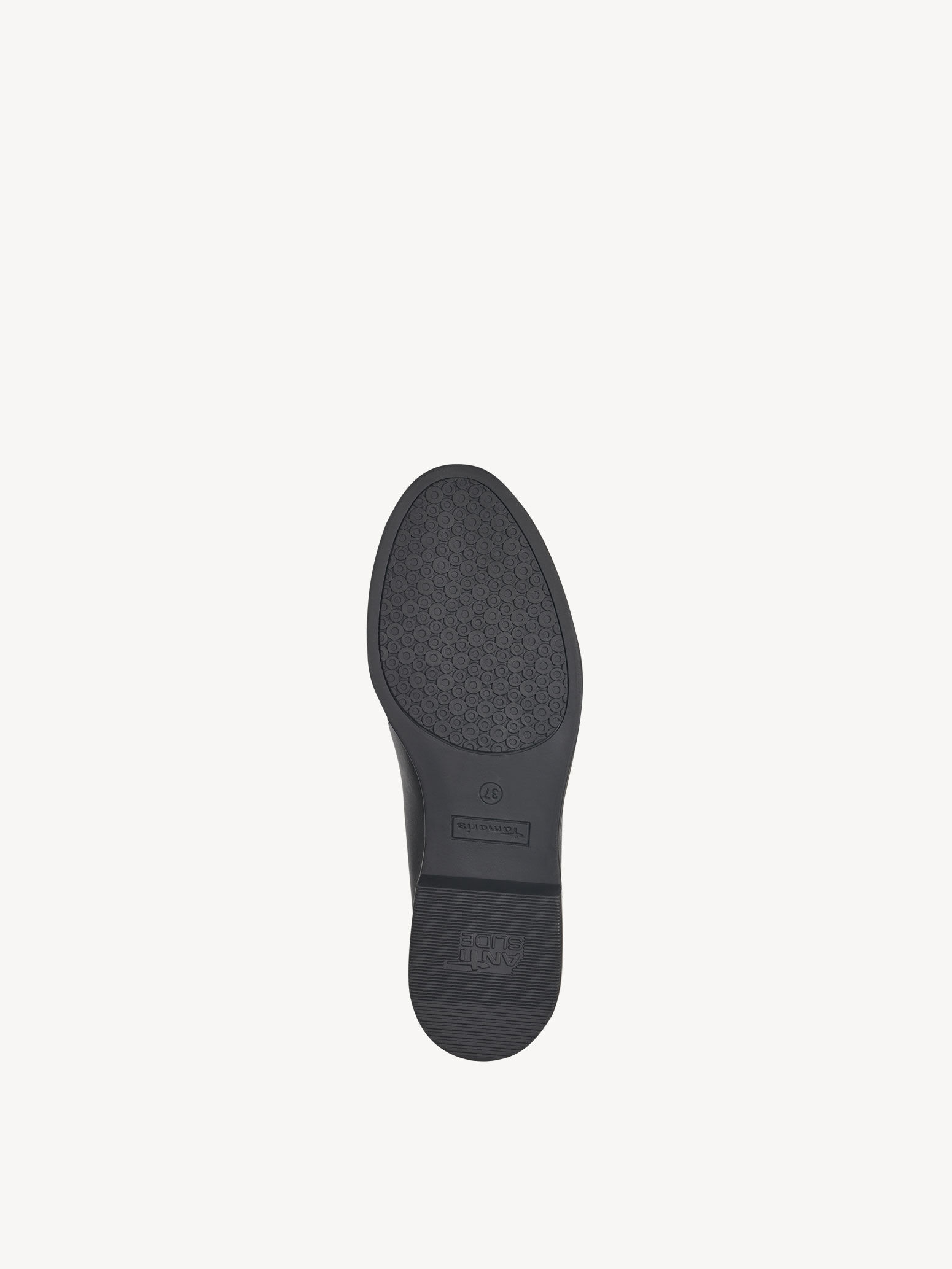 Slipper en cuir - noir