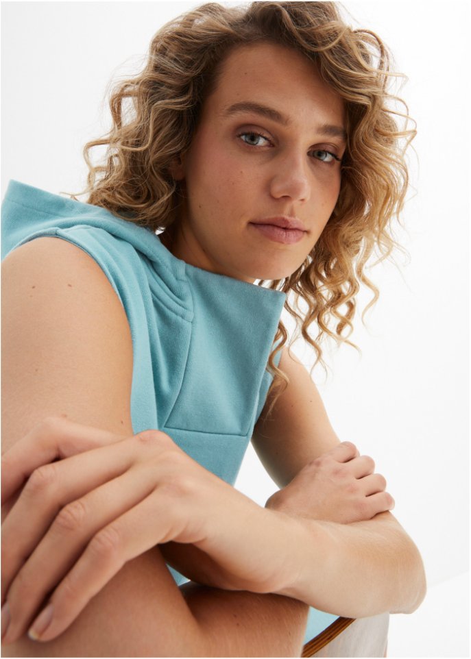 Sweatkleid, Ärmellos