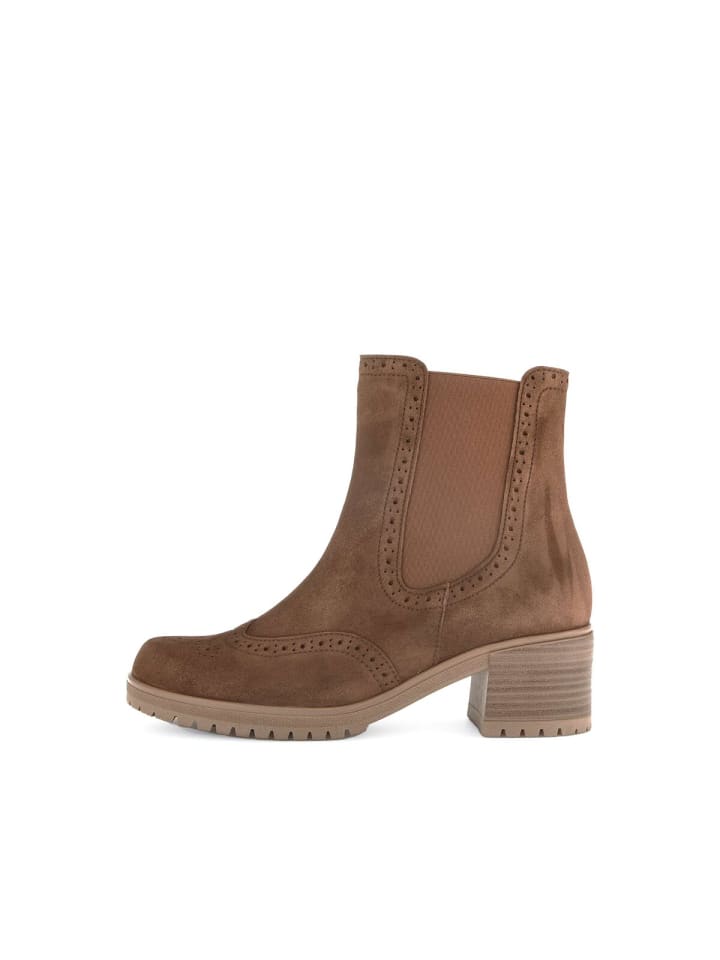 Gabor Fashion Chelsea Boots in braun günstig kaufen