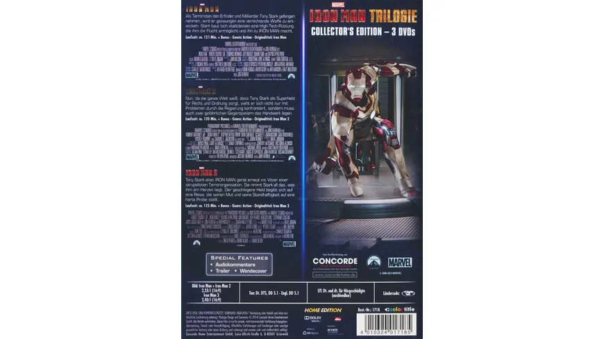 Iron Man - Trilogie  [3 DVDs]
