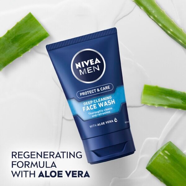 NIVEA Men Protect & Care atsvaidzinošais sejas mazgāšanas līdzeklis 100ml