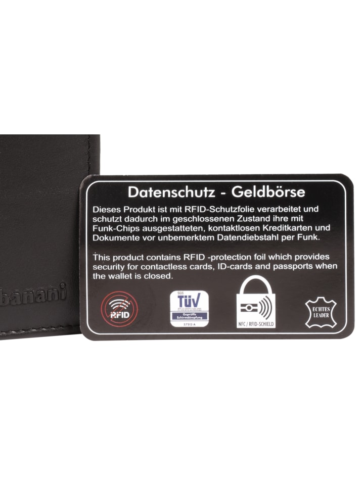 Bruno Banani Geldbörse in schwarz günstig kaufen onesize