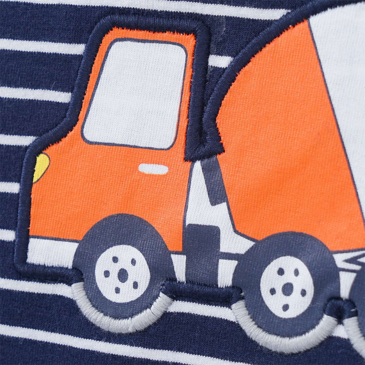 Kinder Langarmshirt mit LKW-Applikation
