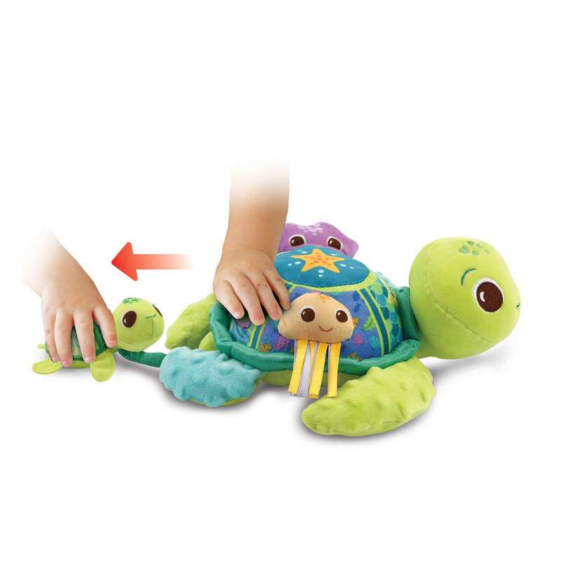 Peluche interactive Juju, maman tortue d'éveil des sens Vtech