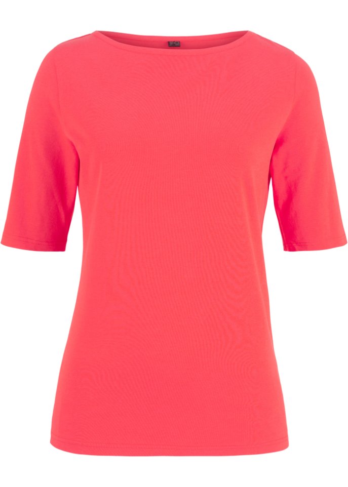 U-Boot-Ausschnitt-Shirt