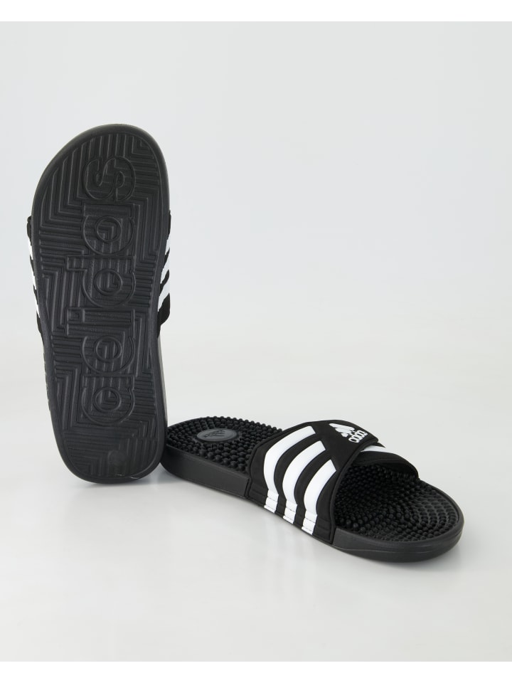adidas Pantoletten in Schwarz günstig kaufen