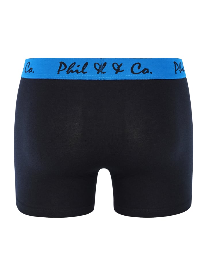 Phil & Co. Berlin  Retro Pants Jersey in schwarz-blau günstig kaufen