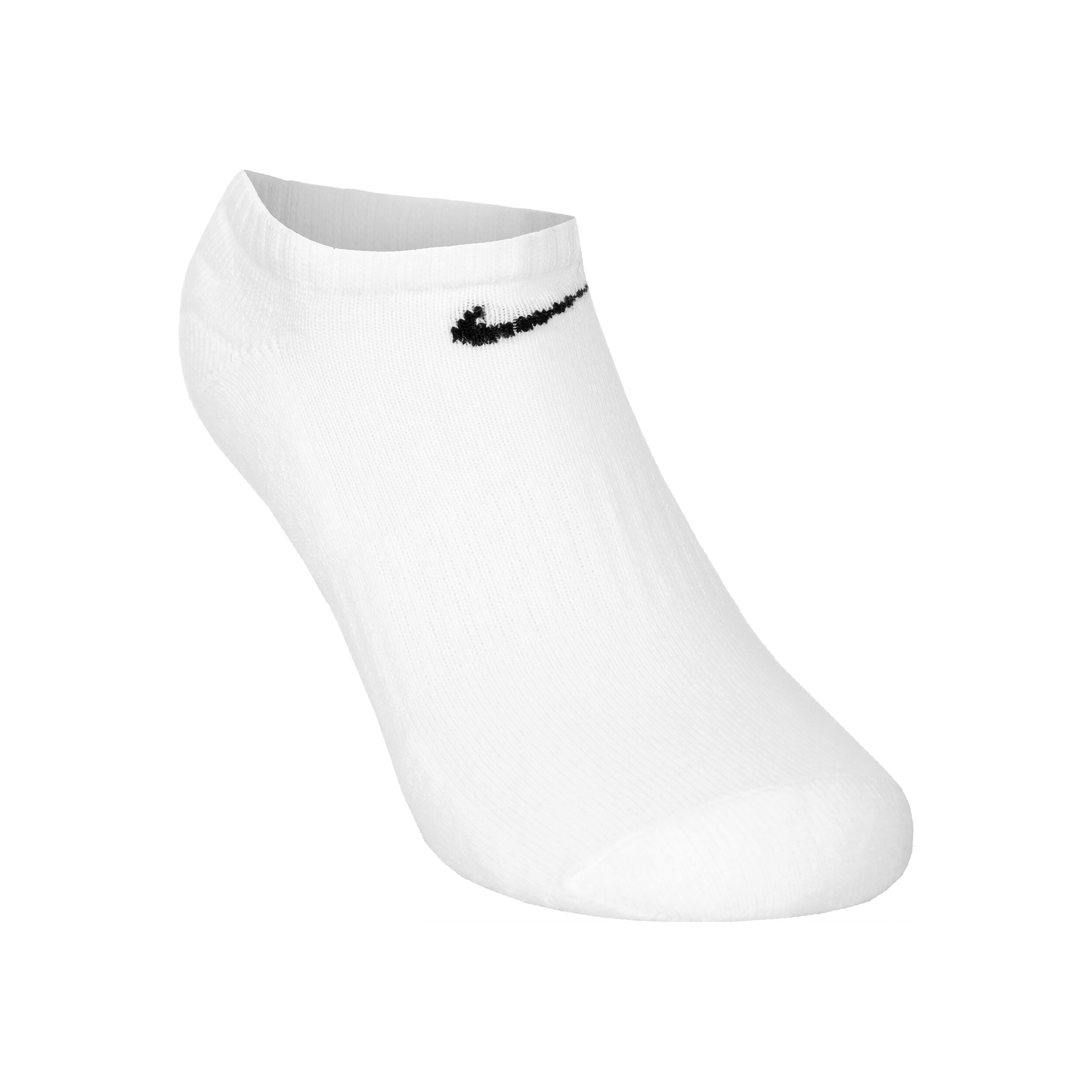 Everyday No-Show Tennissocken 6er Pack - Weiß, Schwarz