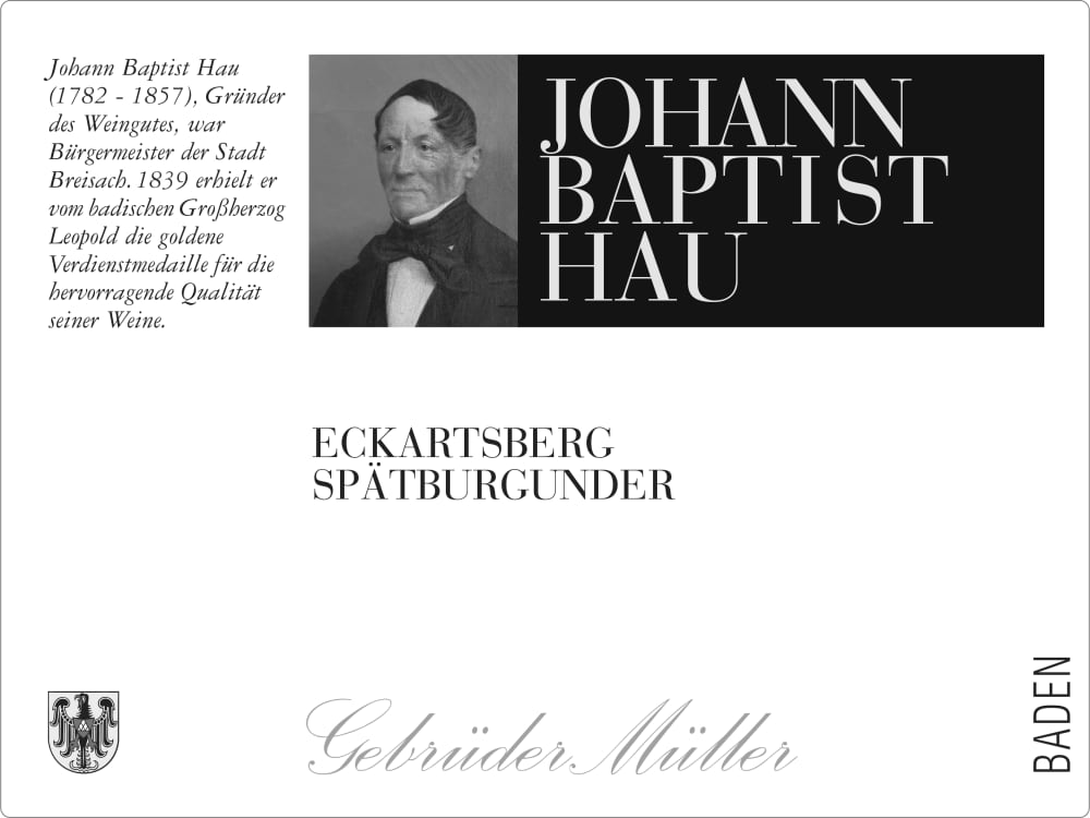 Dr. Heger: Spätburgunder Breisacher Eckertsberg Erste Lage 2020