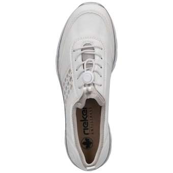 Rieker Slip On Sneaker in weiß