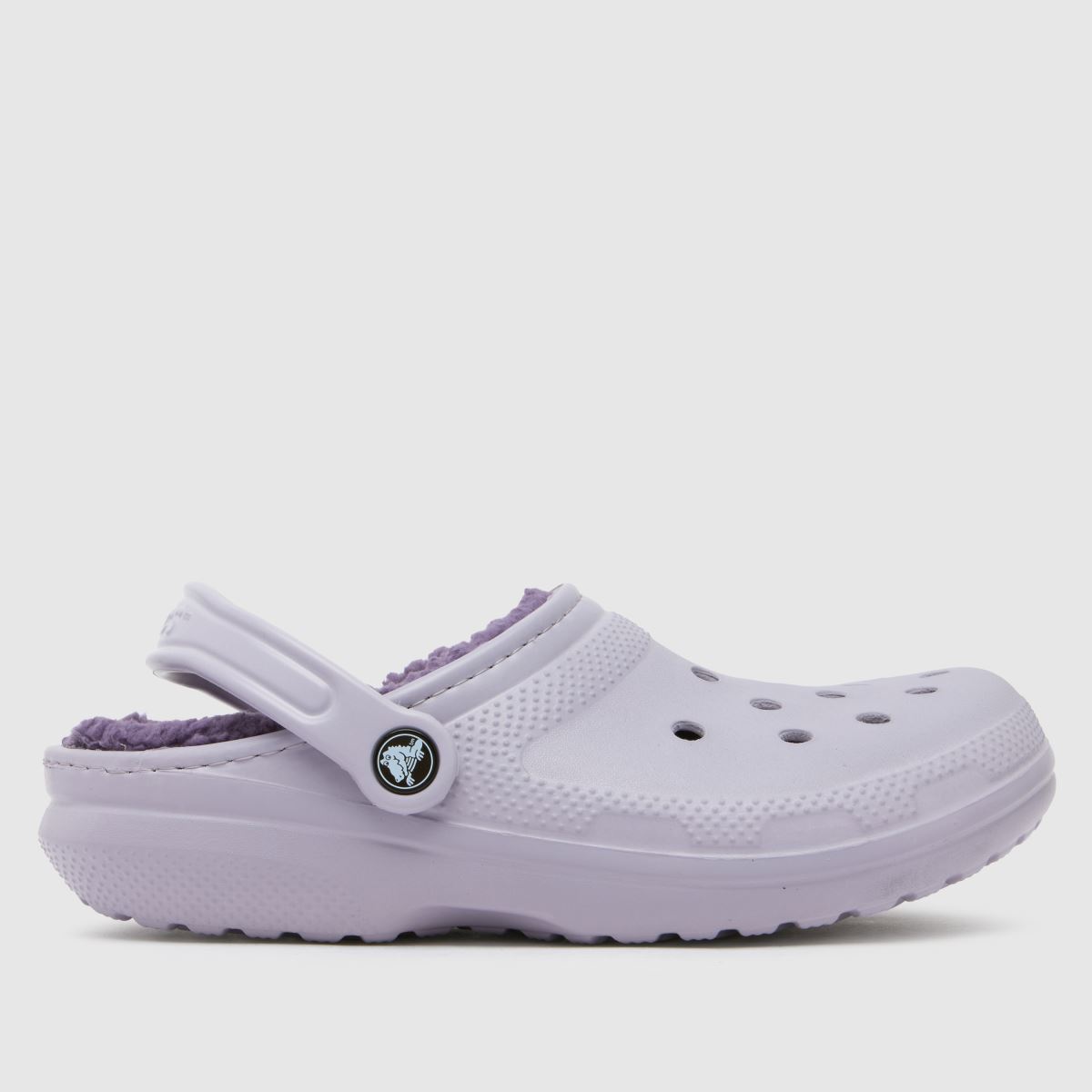 Crocs klasszikus bélelt klumpa szandál lila színben
