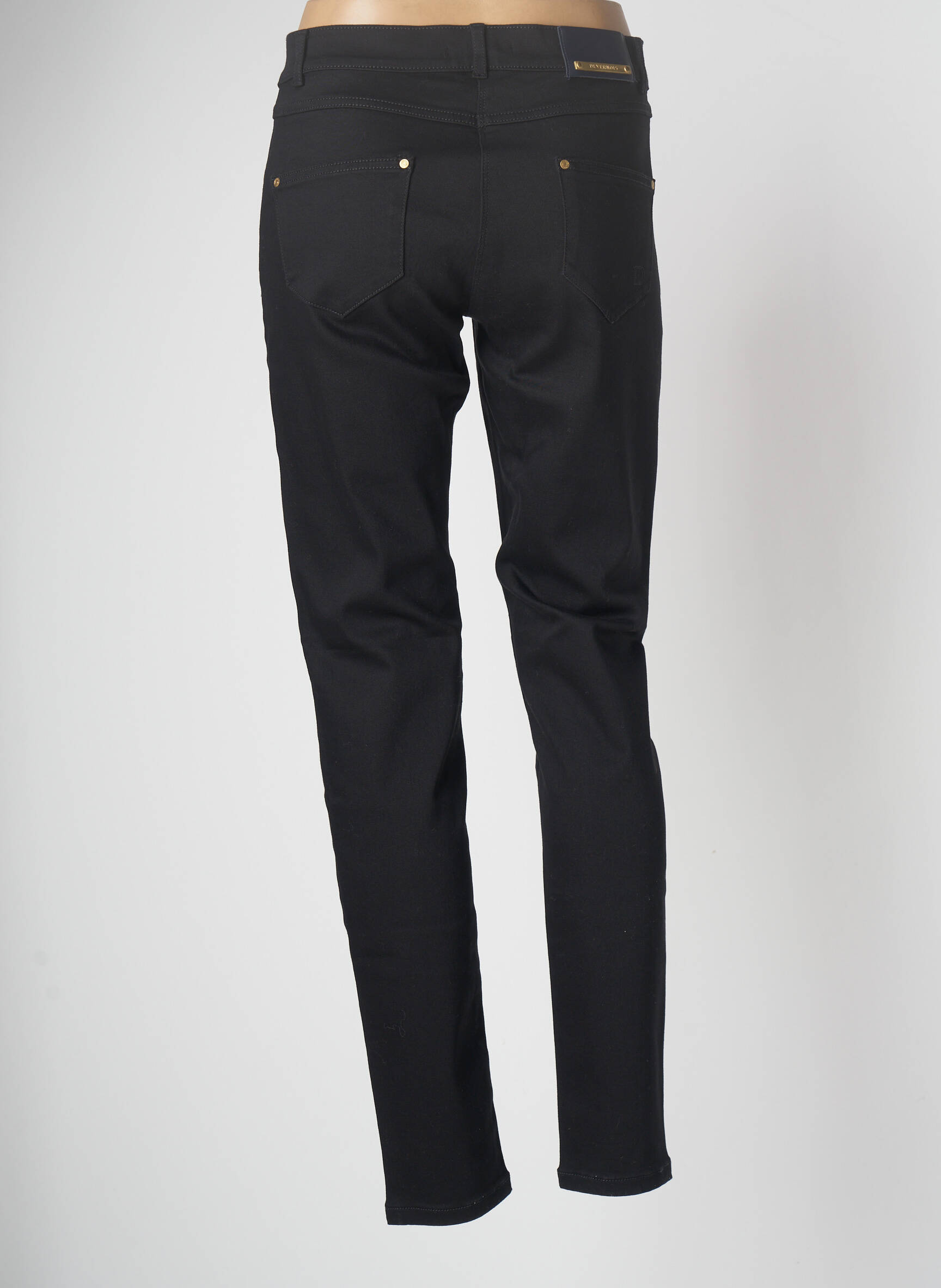 Devernois Jeans Coupe Slim Femme couleur noir