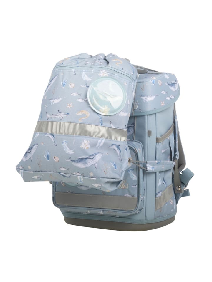 SCHOOL-MOOD Champion Schulranzen-Set in Aqua günstig kaufen onesize