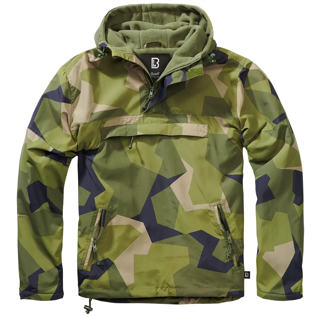 Hooded Windbreaker schwedisch tarn