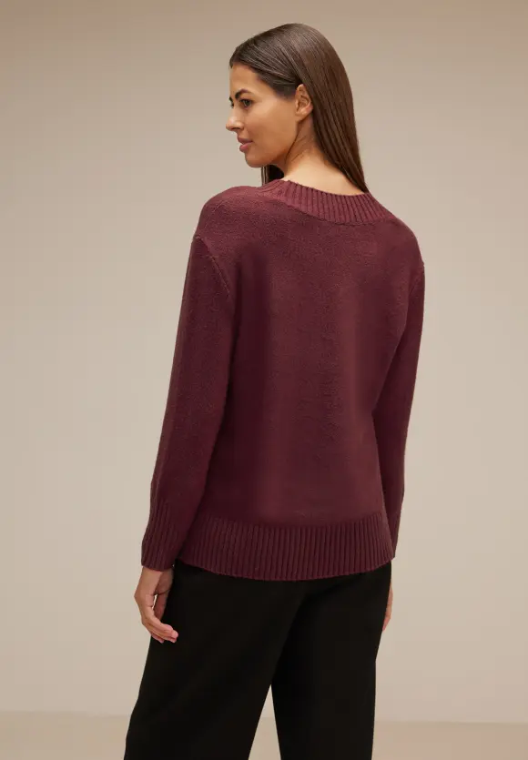 Street One Pullover mit V-Ausschnitt
